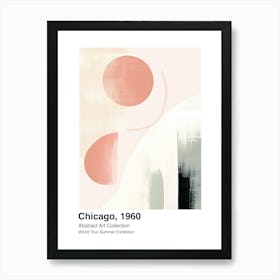 World Tour Exhibition, Abstract Art, Chicago, 1960 2 Art Print
