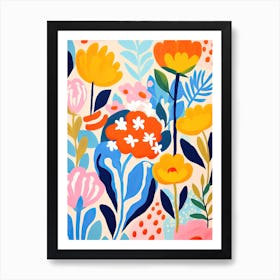 Flowers 17, Matisse style, Floral Art Print