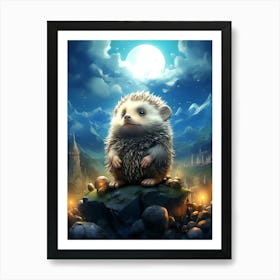 Hedgehog 1 Art Print