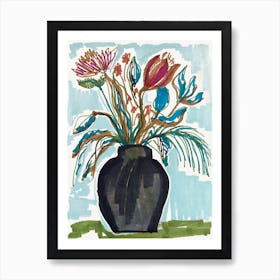 Flowers In A Vase 1 Art Print