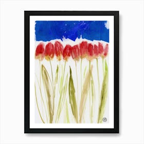 Red Tulips Art Print