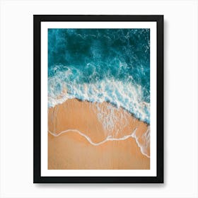 Aerial View Of A Beach 138 Art Print