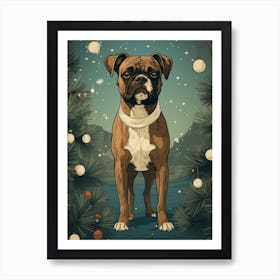 Boxer Dog Art Print