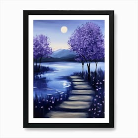 Path To The Moon Art Print