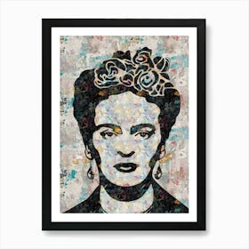 Frida Kahlo Funny Art Print