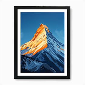 Switzerland Mountain Art Print