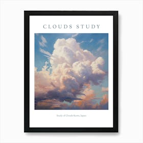 Study Of Clouds Kyoto, Japan Art Print