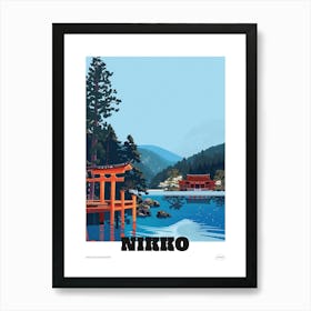 Nikko Japan 2 Colourful Travel Poster Art Print