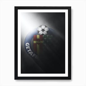 Getafe Spain Football Poster Art Print