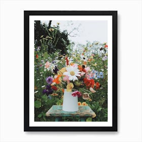 Happiness In The Garden Art Print