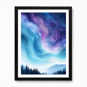 Northern Lights Art Print