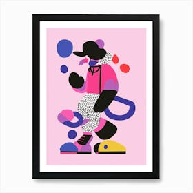 Skateboarder 9 Art Print