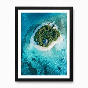 Island In The Maldives 22 Art Print