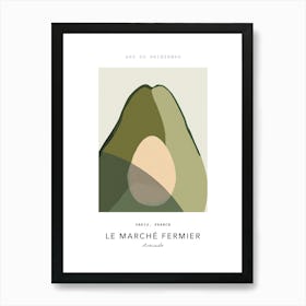 Avocado Le Marche Fermier Poster 2 Art Print