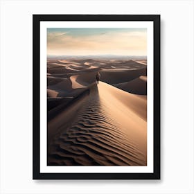 Dune Walking 2 Art Print