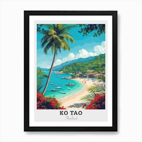 Ko Tao Travel 1 Art Print