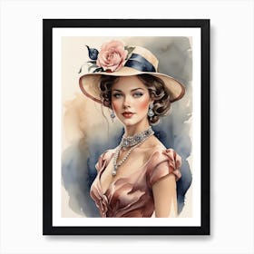 Victorian Woman 1 Art Print