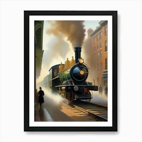 Steam Train 8 Art Print