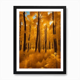 Autumn Forest 109 Art Print