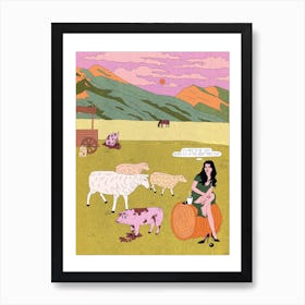 Nice To Be Lost Art Print
