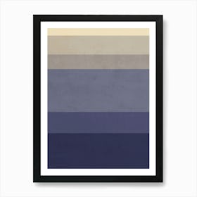 Minimalist Abstract Sea - R01 Poster