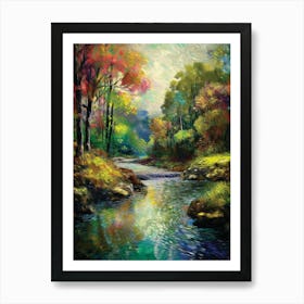 River In The Woods 2 Art Print