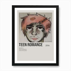 Teen Romance By Lil Peep Minimalist Album Poster Art Print