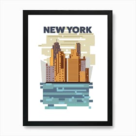 New York City Skyline Art Print