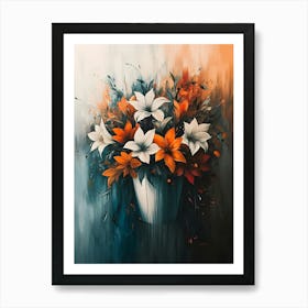 Winter Flowers 18 Art Print