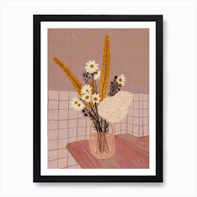 Still Life With Wildflowers Art Print