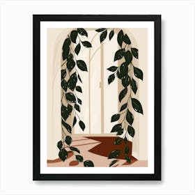 Ivy Illustration 2 Art Print