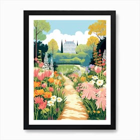 Royal Botanic Garden Edinburgh United Kingdom Illustration 5 Art Print