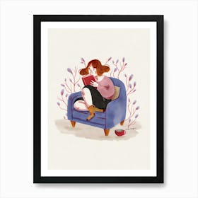 Bookish Art Print