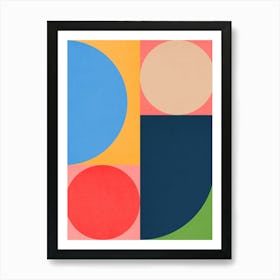 Art of circles in harmony 30 Art Print