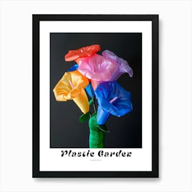 Bright Inflatable Flowers Poster Morning Glory 4 Art Print