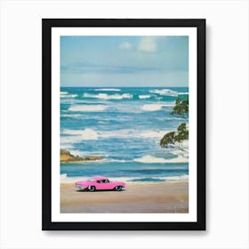 Coolangatta Beach Australia 70's Art Print