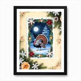 William Morris Turkey In The Snow 1 Art Print