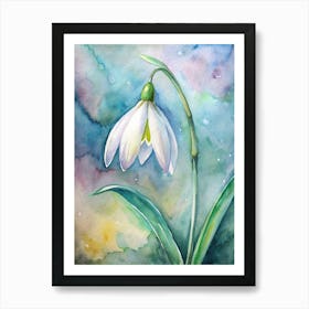 Snowdrop Art Print