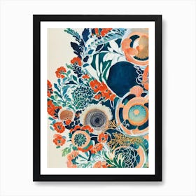 Irukandji Vintage Graphic Watercolour Art Print