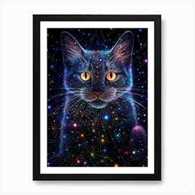 Galaxy Cat Poster