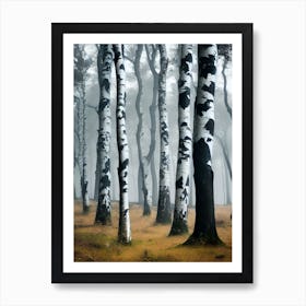 Birch Forest 97 Art Print