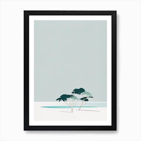 Panglao Island Philippines Simplistic Tropical Destination Art Print