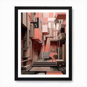 Urban Geometric 8 Art Print