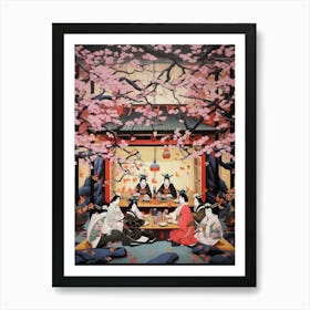 Kabuki Theater Japanese Style 2 Art Print