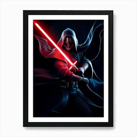 Dark Jedi with Lightsaber Star Wars poster #3 Poster