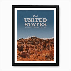 Visit United States Country In North America Art Print