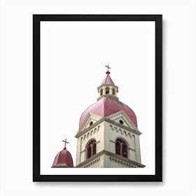 Pink Church Art Print