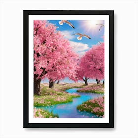 Cherry Blossoms 2 Art Print