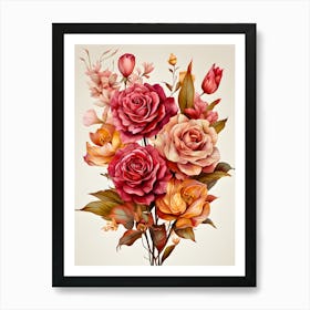 Radiant Reverie Dreamy Floral Euphoria Art Print