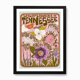 Tennessee Wildflowers Art Print